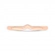 Diamond Wedding Band in 14K Rose Gold