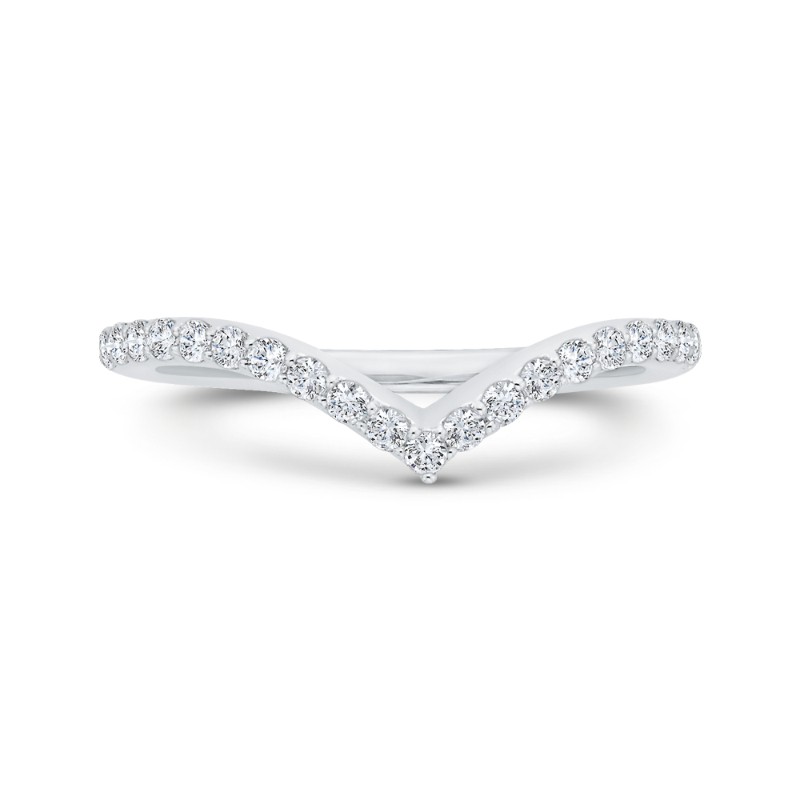 Diamond Wedding Band in 14K White Gold
