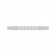 Round Diamond Half-Eternity Wedding Band in 14K White Gold