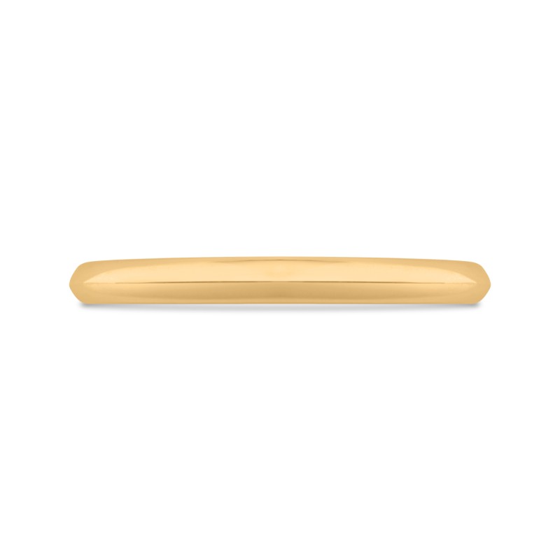 Plain Wedding Band in 14K Yellow Gold