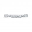 Diamond Wedding Band in 14K White Gold