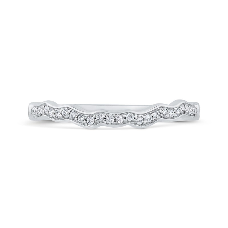 Diamond Wedding Band in 14K White Gold