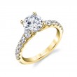 Round Cut Classic Engagement Ring - Anais