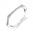 Contoured Wedding Band - Scarlett