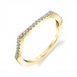Contoured Wedding Band - Scarlett