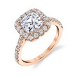 Cushion Cut Classic Halo Engagement Ring - Jacalyn