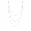 Layered Diamonds by the Yard Necklace