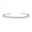 Spiral Diamond Bangle