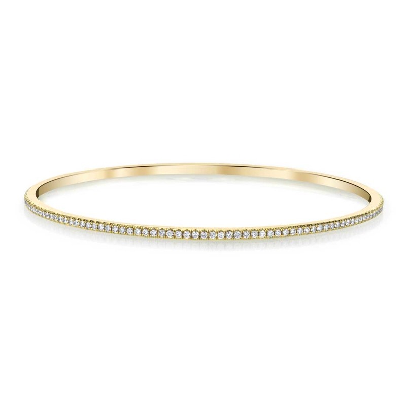 Slip On Diamond Eternity Bangle