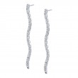 Curved Classic Diamond Earrings
