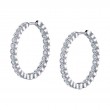 Diamond Hoop Earrings