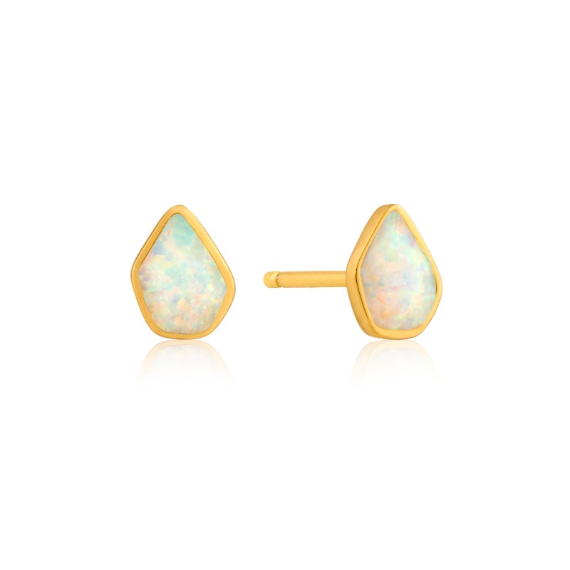 Opal Colour Stud Earrings