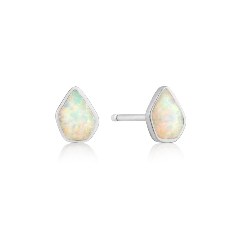 Opal Colour Stud Earrings