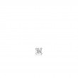 Silver Sparkle Barbell Single Earring