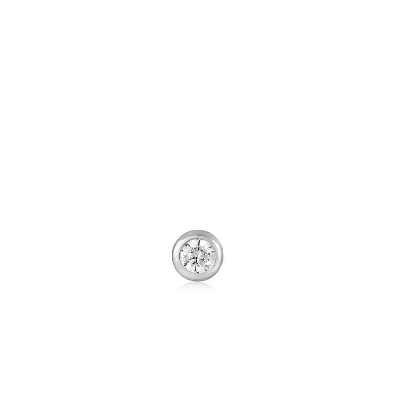 ANIA HAIE STERLING SILVER SPARKLE BEEL BARBELL