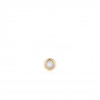 Gold Kyoto Opal Bezel Barbell Single Earring