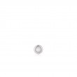 Silver Kyoto Opal Bezel Barbell Single Earring