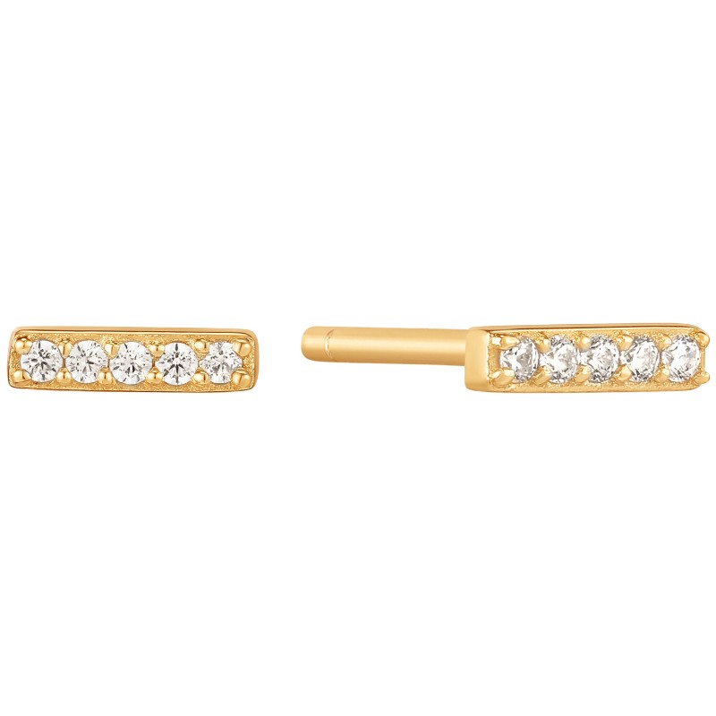 Glam Bar Stud Earrings