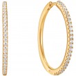 ANIA HAIE 14K GOLD PLATED ON STERLING SILVER GLAM HOOP EARRINGS
