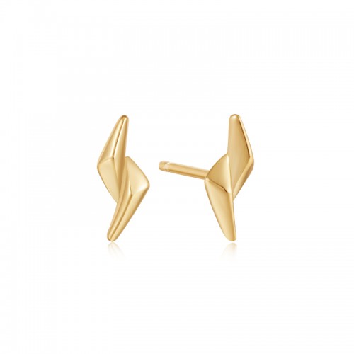 ANIA HAIE 14K GOLD PLATED ON STERLING SILVER SPIKE STUD EARRINGS