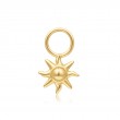 Gold Sunshine Earring Charm