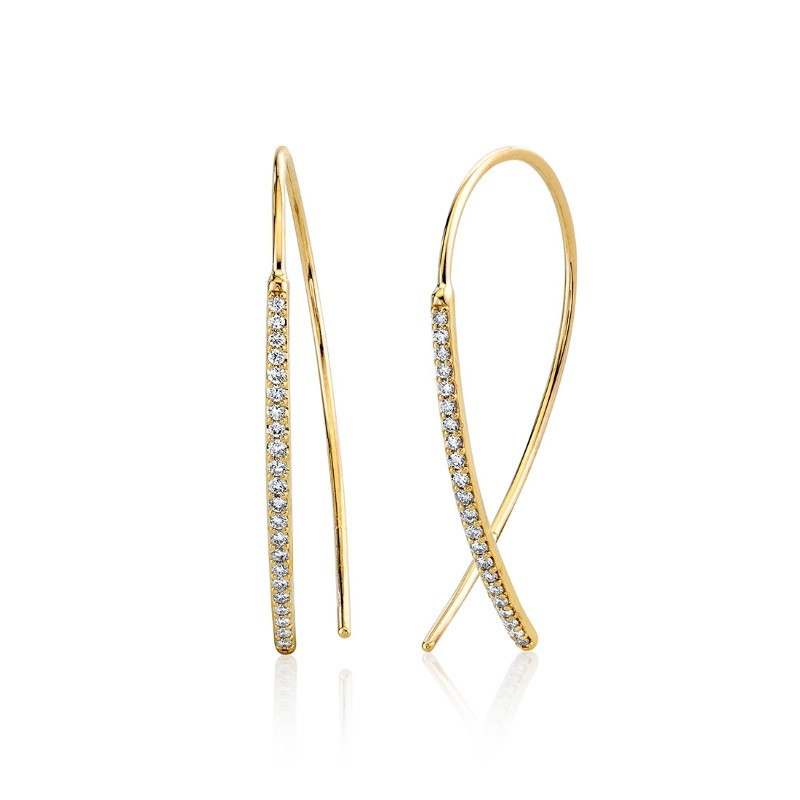 Diamond Threader Earrings