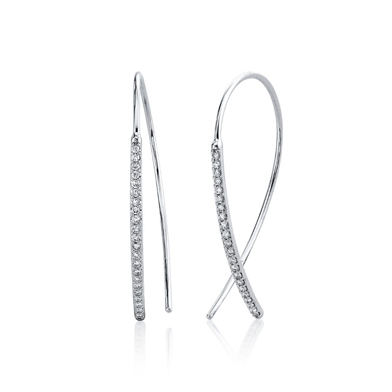 Diamond Threader Earrings