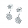 Star Shaped Peekaboo Earrings