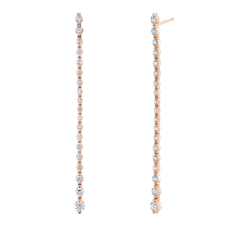 Diamond Dangle Earrings