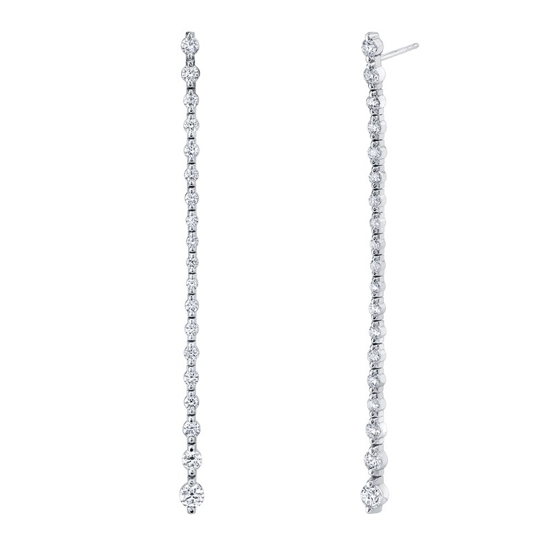 Diamond Dangle Earrings