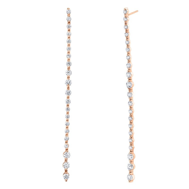 Diamond Dangle Earrings