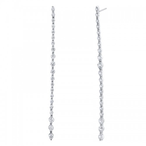 Diamond Dangle Earrings