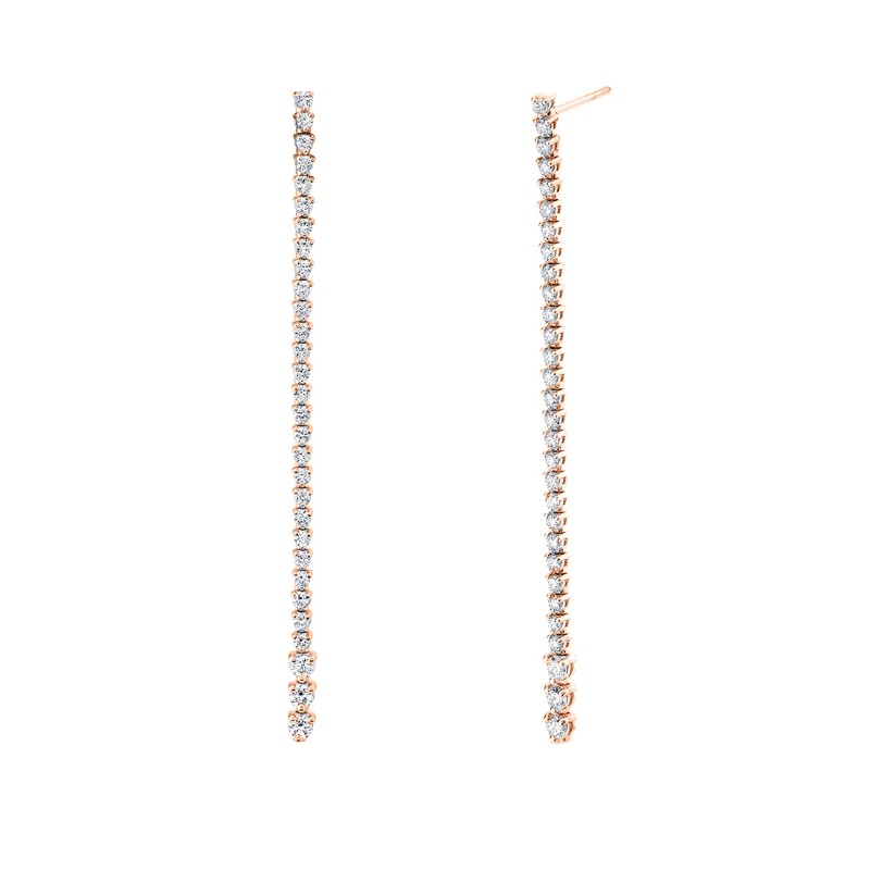 Diamond Dangle Earrings