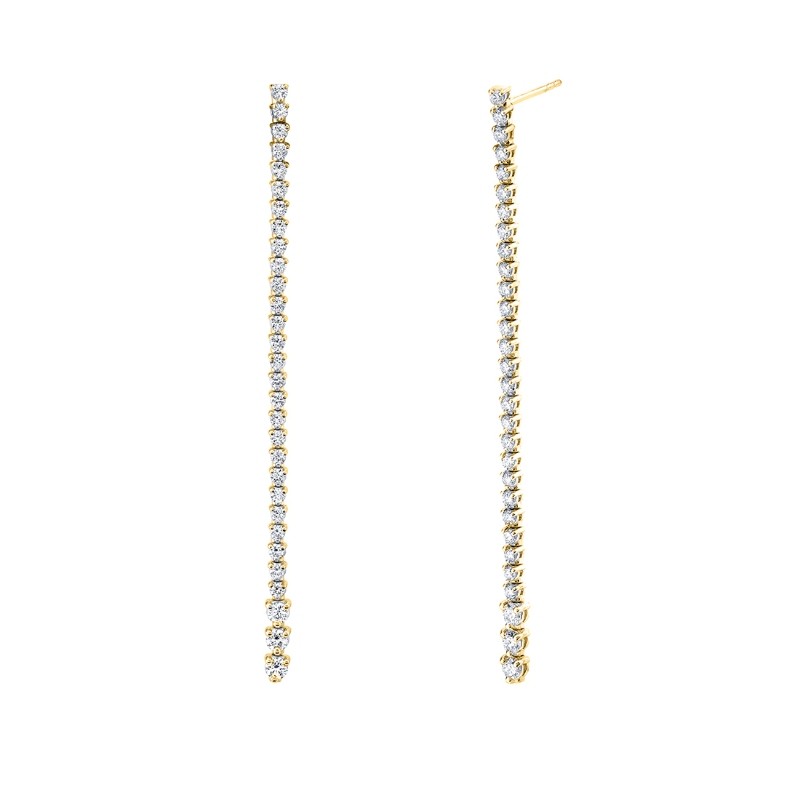 Diamond Dangle Earrings
