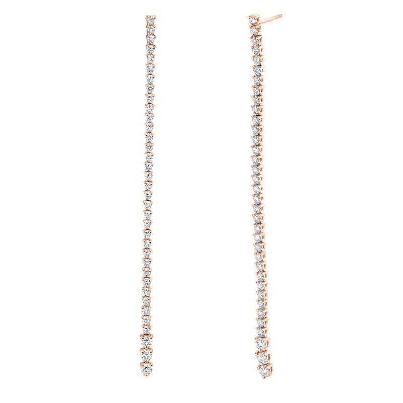Diamond Dangle Earrings