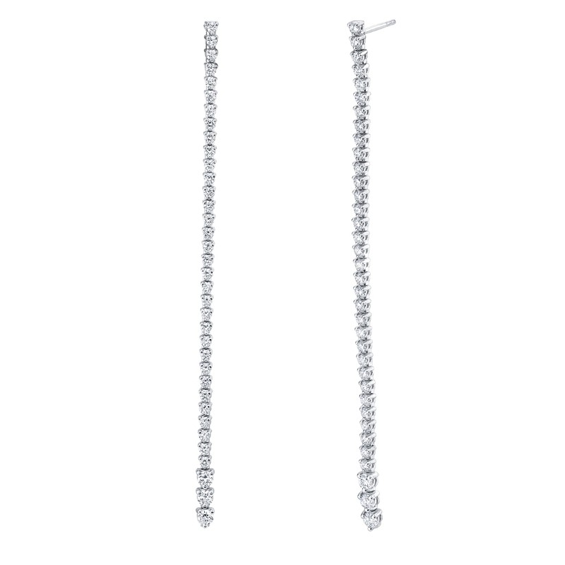 Diamond Dangle Earrings