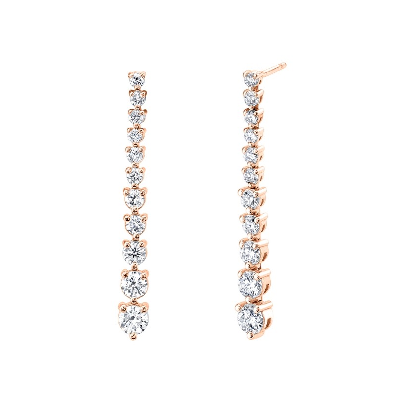 Diamond Dangle Earrings