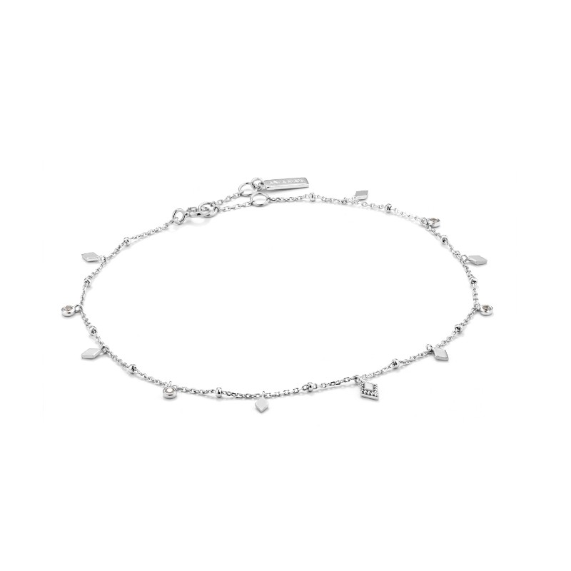 ANIA HAIE STERLING SILVER BOHEMIA ANKLET