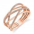 Modern Layered Diamond Ring