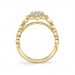 Marquise Cut Flower Engagement Ring - Jori