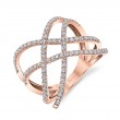 Free Form Diamond Ring