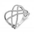 Free Form Diamond Ring