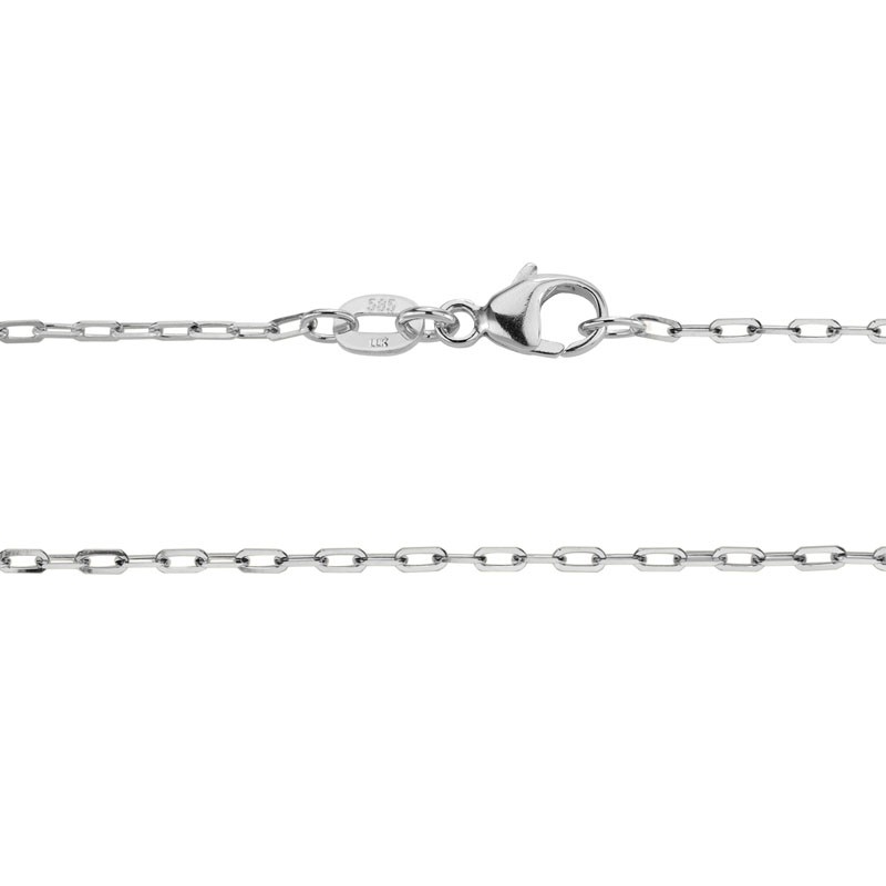 14K WHITE GOLD 18