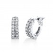 Double Row Diamond Huggies