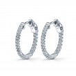 Diamond Hoop Earrings 19MM