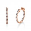 24MM Diamond Hoop Earrings