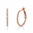 Diamond Hoop Earrings
