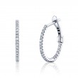 Diamond Hoop Earrings