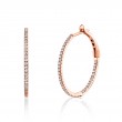 Diamond Hoop Earrings