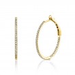 Diamond Hoop Earrings